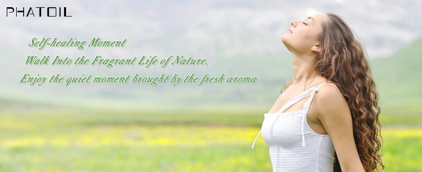 PHATOIL 1PCS Aromatherapy Essential Oil 30ml Lemon Eucalyptus Lavender Bergamot Jasmine Juniper Rose Vanilla Aroma Essential Oil